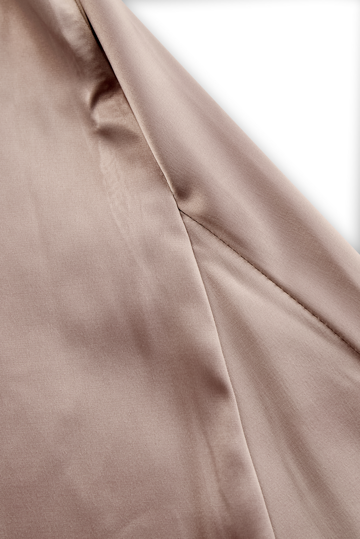 Satin One-Shoulder Gown