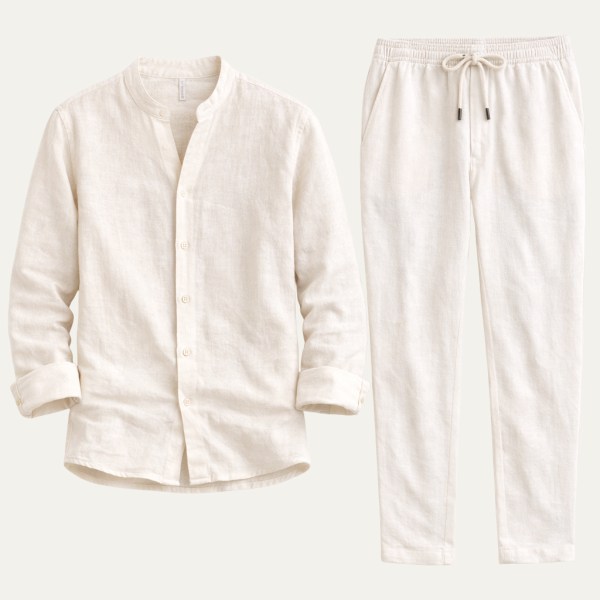 Linen Shirt and Trousers Set