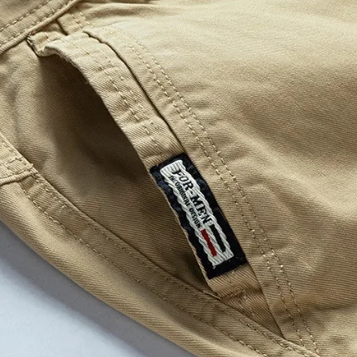 Cotton Relaxed Fit Casual Belted Shorts