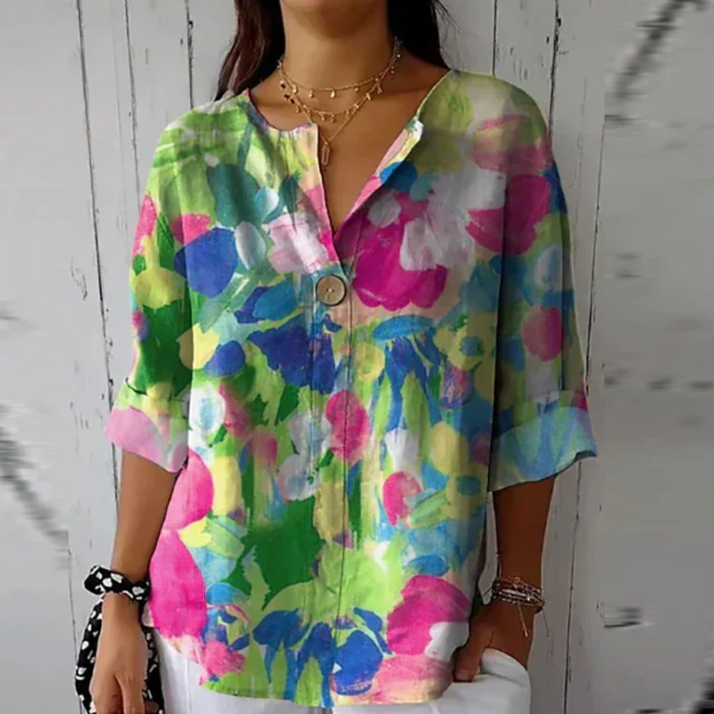 Elegant Floral Blouse