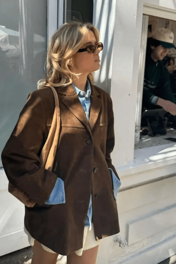 Casual Suede Jacket
