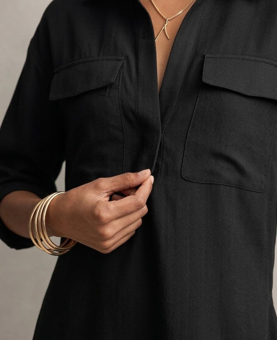 Elegant Blend Midi Dress