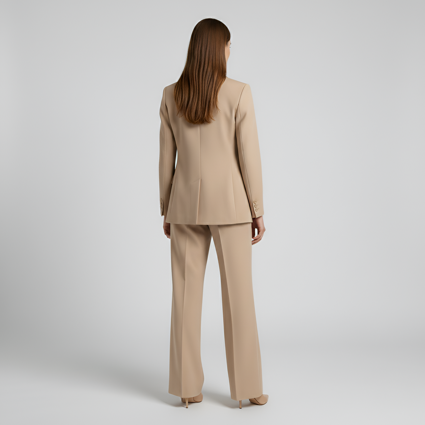 Pantsuit: blazer and elegant trousers