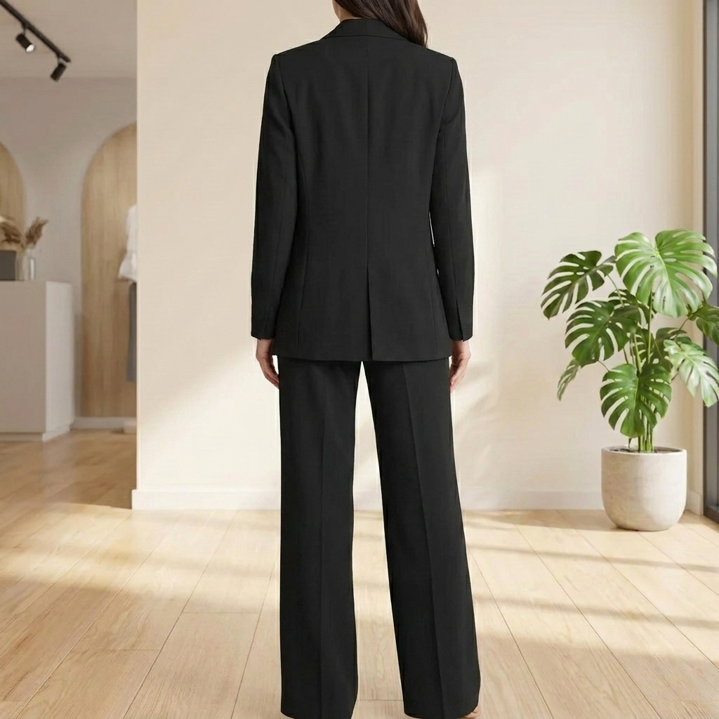 2-Piece Women's Suit (Elegant Blazer & Trouser Set)