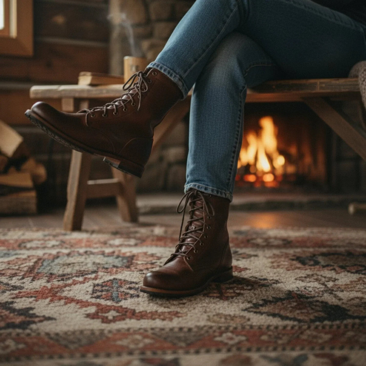 Blair Lace-Up Combat Boots