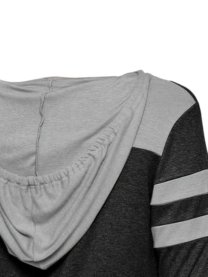 Coralie Colour-Block Thumbhole Hoodie