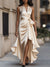 Elegance Satin Halter Gown