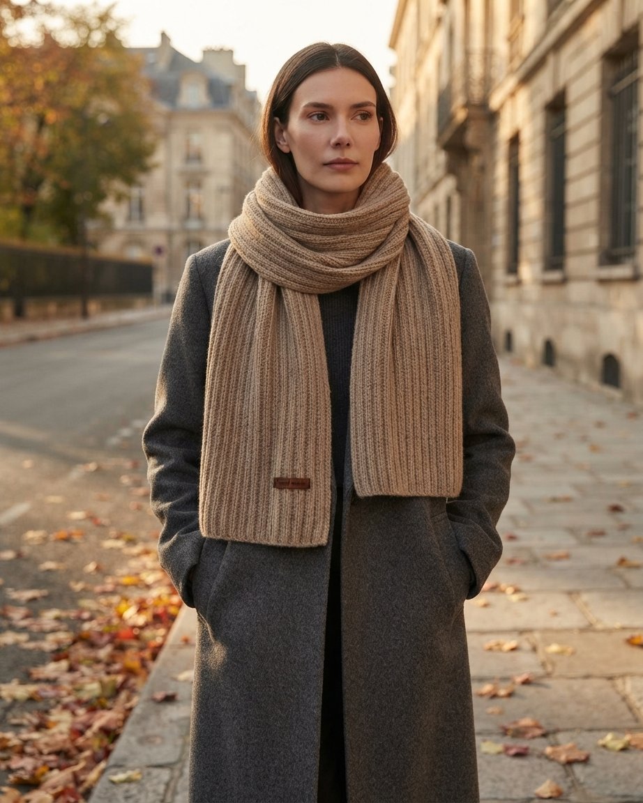 Hollis Chunky Ribbed Scarf