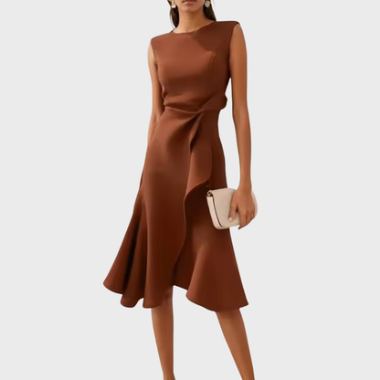Asymmetric Midi Dress