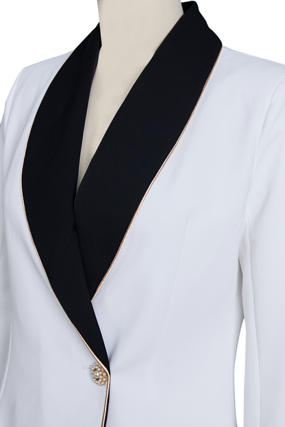 Elegant Asymmetrical Blazer