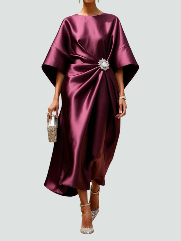 Satin Midi Dress
