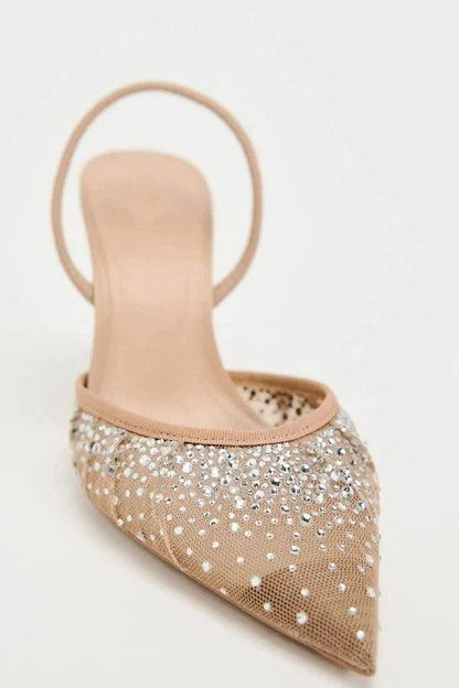 Crystal Embellished Heels