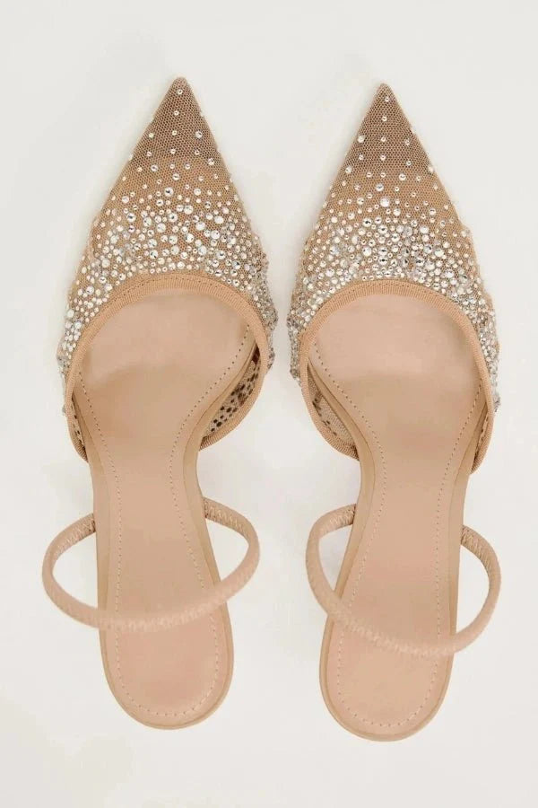 Crystal Embellished Heels