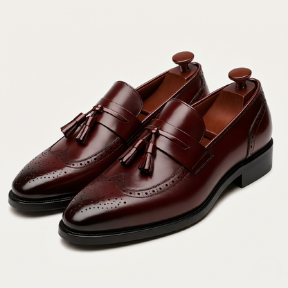 Leather Tassel Loafer