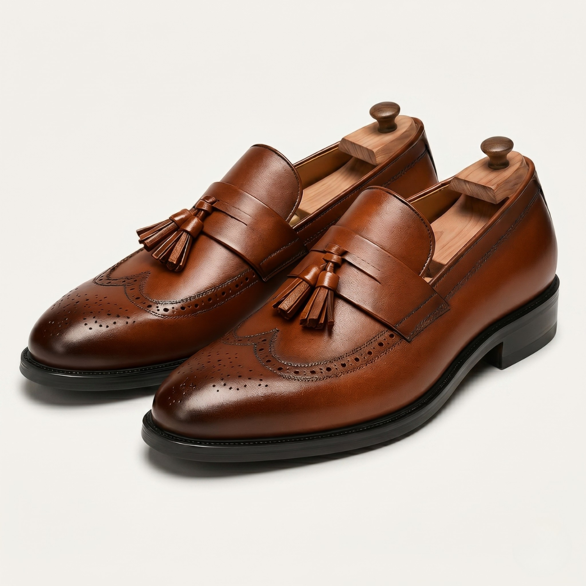 Leather Tassel Loafer