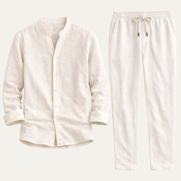 Linen Shirt and Trousers Set