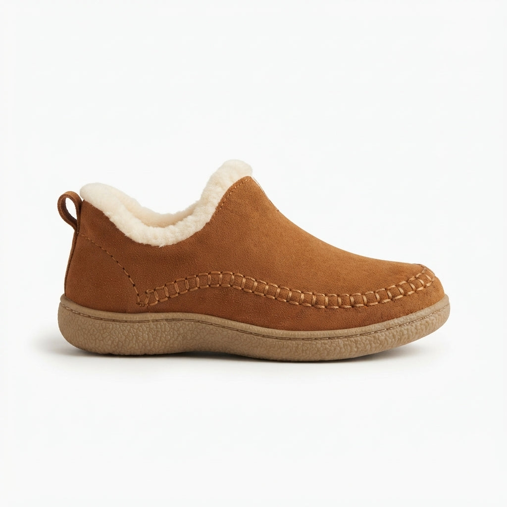 Hermione Fleece Lined Velvet Ankle Boots
