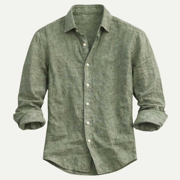 Summer Casual Fit Linen Shirt