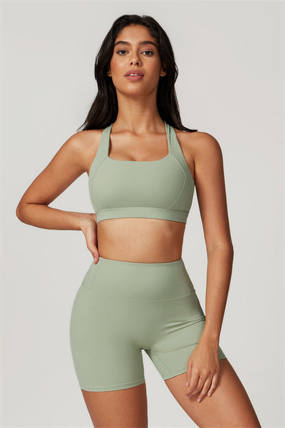 SculptFit Seamless Bra & Shorts Set