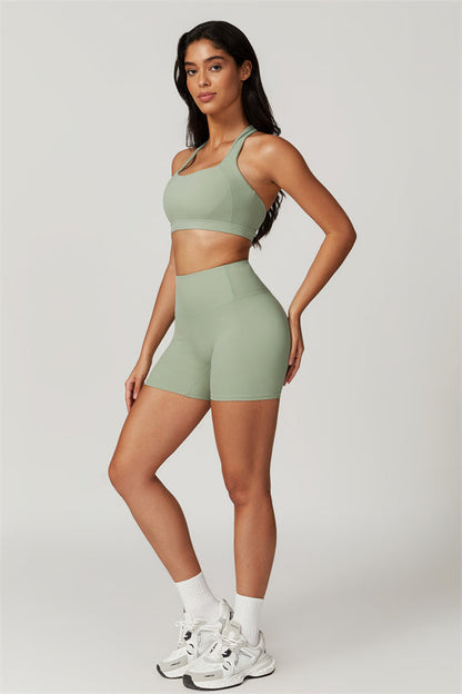 SculptFit Seamless Bra & Shorts Set