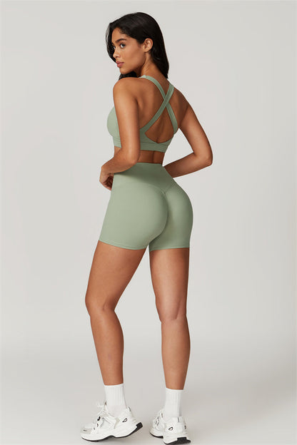 SculptFit Seamless Bra & Shorts Set