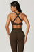 Back Sports Bra & High-Waist Leggings Set