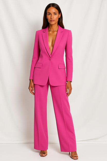 Stylish Two-Piece Blazer Set with Elegant Look