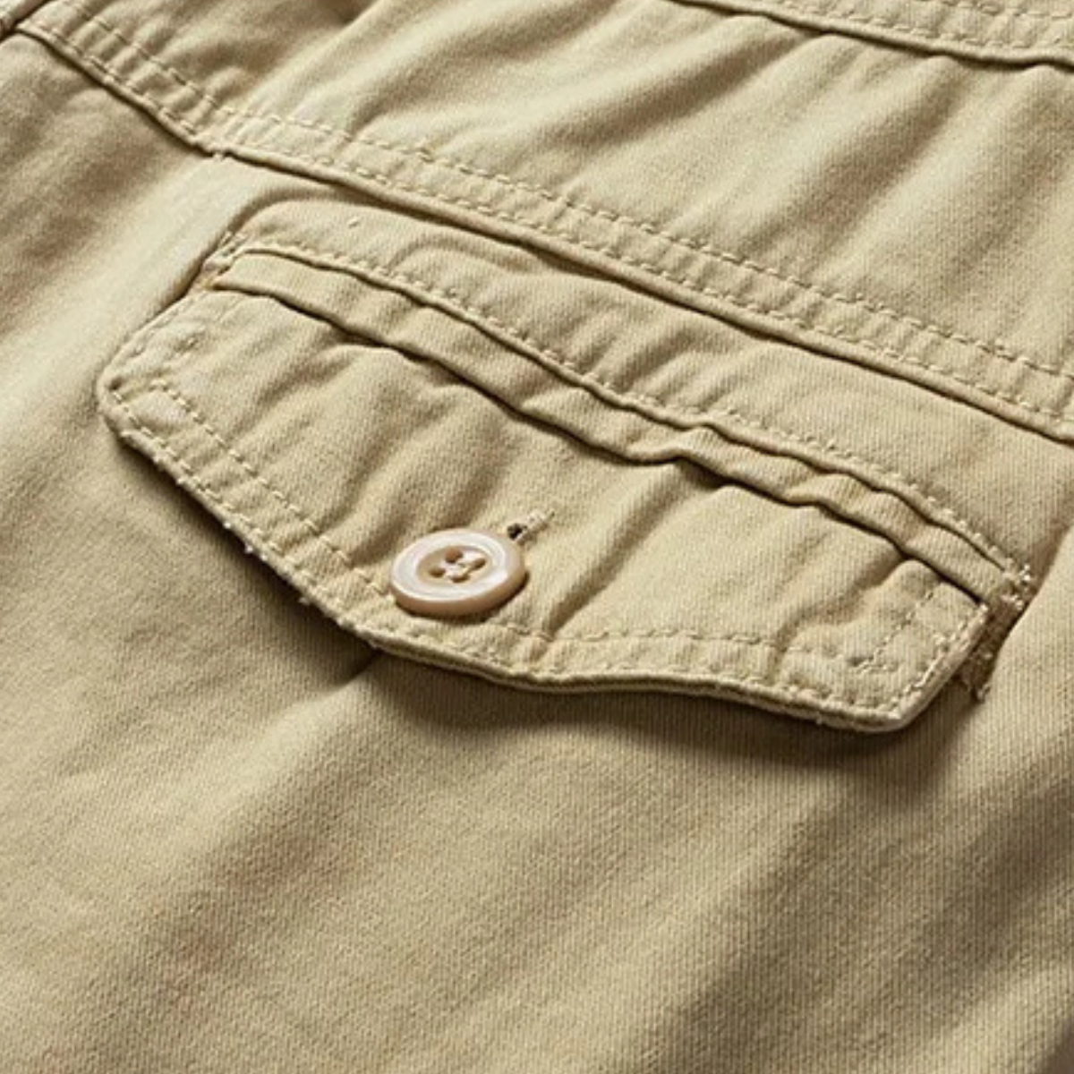 Cotton Relaxed Fit Casual Belted Shorts