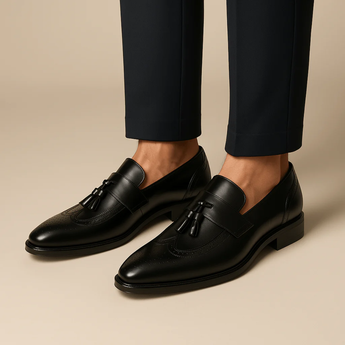 Leather Tassel Loafer