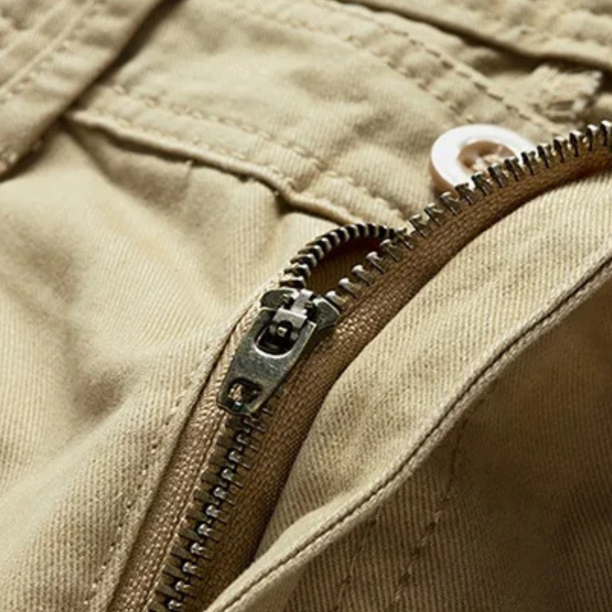 Cotton Relaxed Fit Casual Belted Shorts