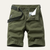 Cotton Relaxed Fit Casual Belted Shorts