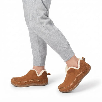 Hermione Fleece Lined Velvet Ankle Boots