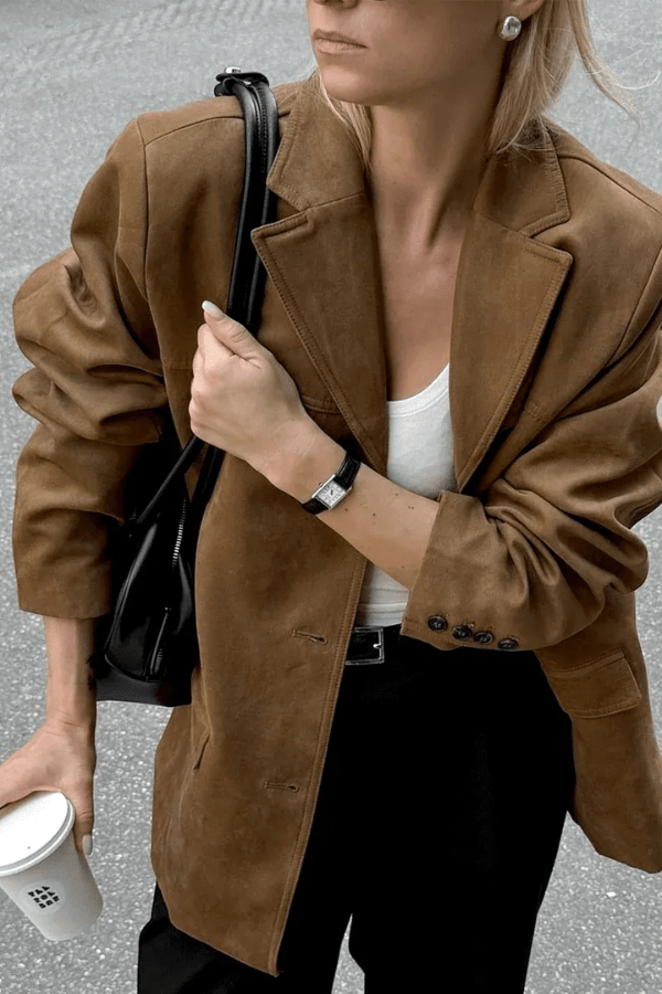 Casual Suede Jacket