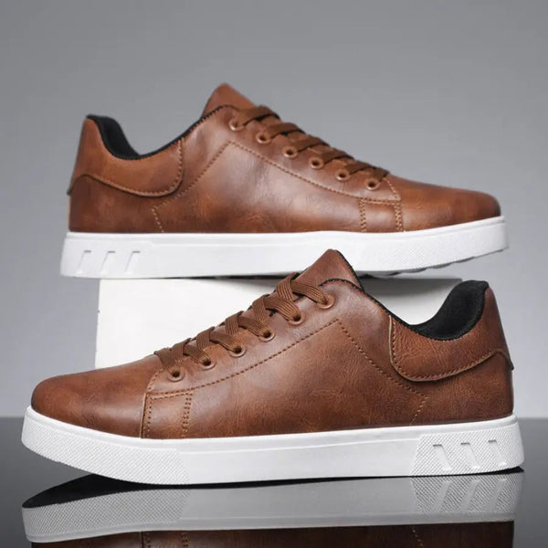 Low-Top Lace-Up Casual Sneakers