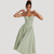 Corset Bodice Midi Dress