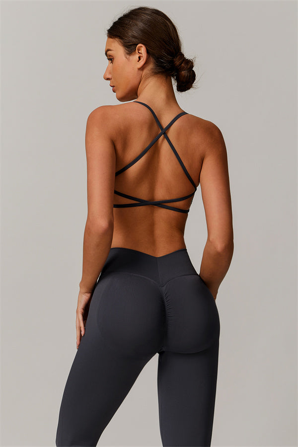 Cross-Back Bra & Sculpt Legging Set