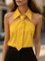 Chic Sleeveless Halter Blouse