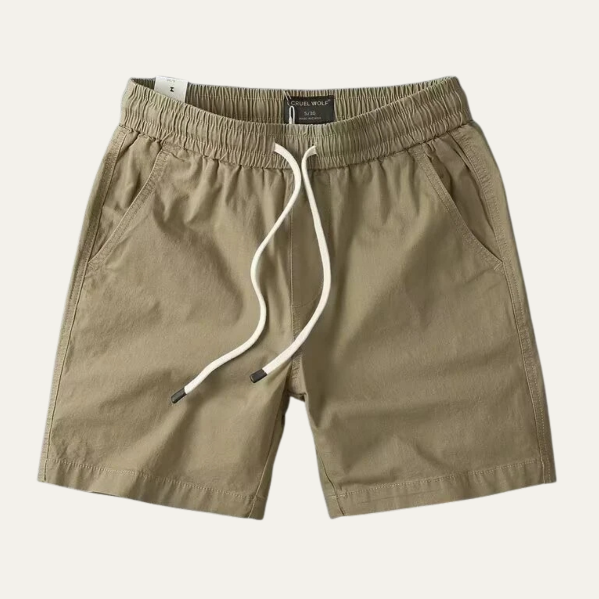 Elastic Waist Casual Sports Shorts