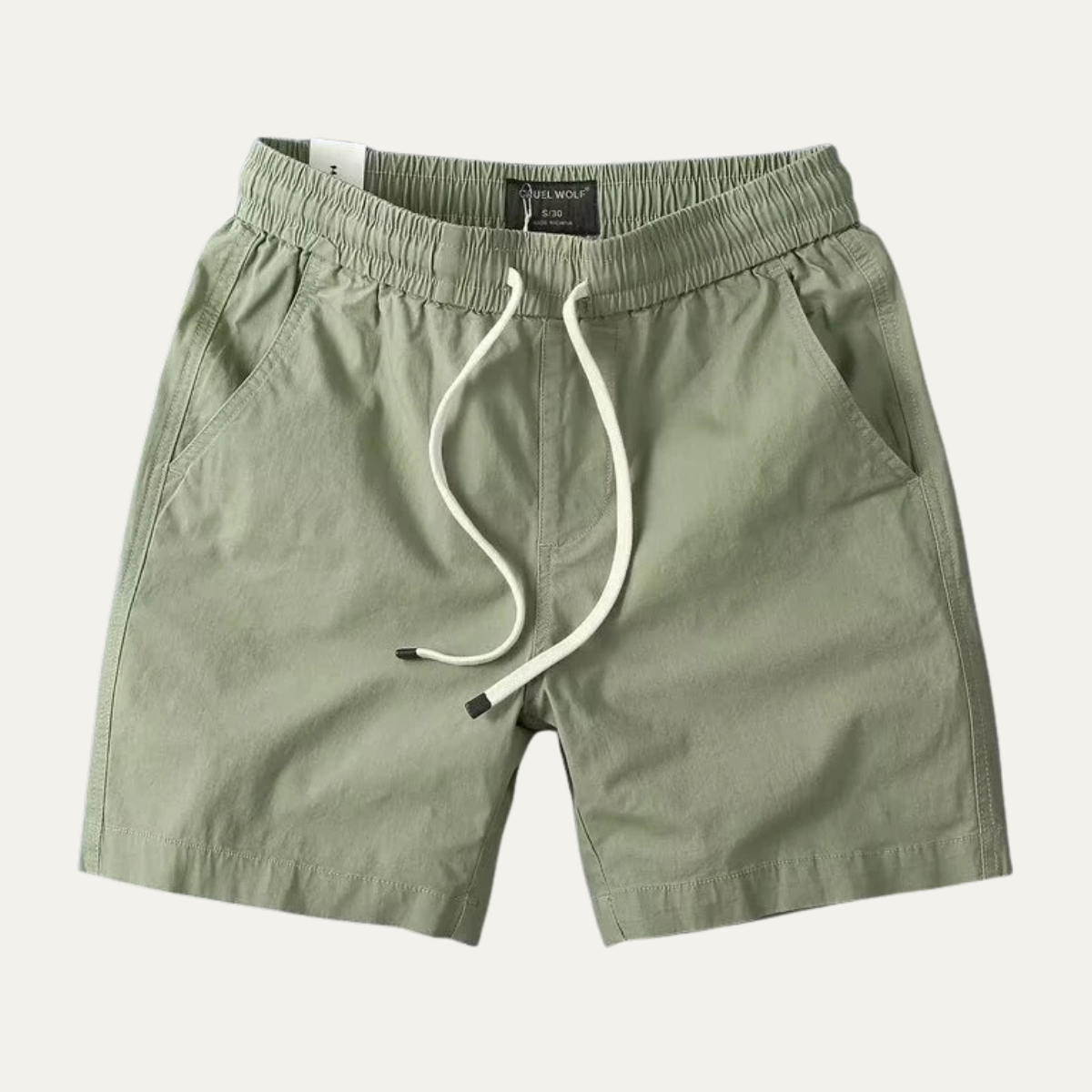 Elastic Waist Casual Sports Shorts