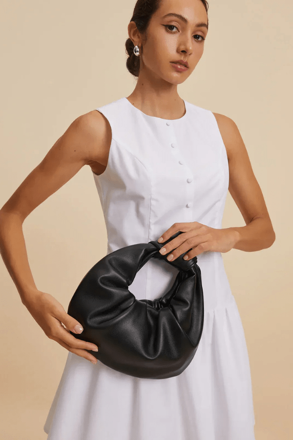 Knotted Ruched Bag