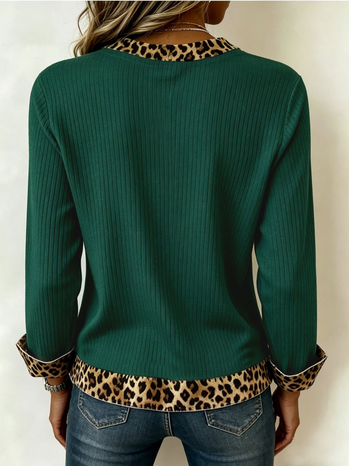 Hattie Statement V-Neck Top