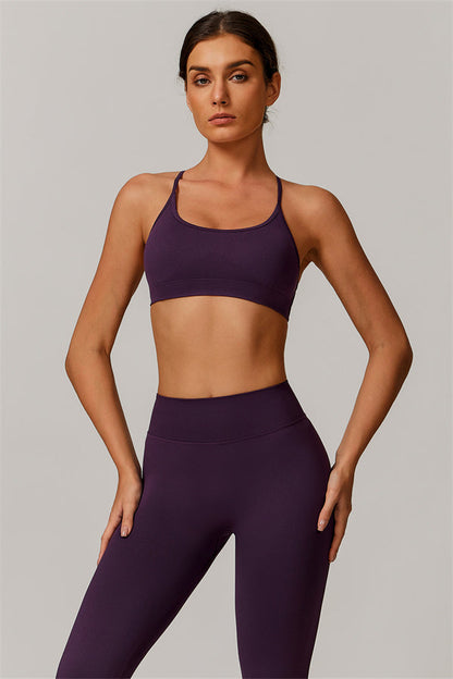 Cross-Back Bra & Sculpt Legging Set