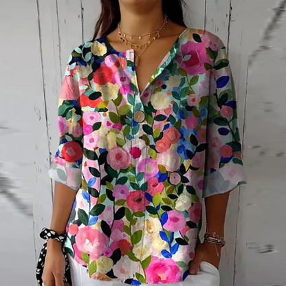 Elegant Floral Blouse