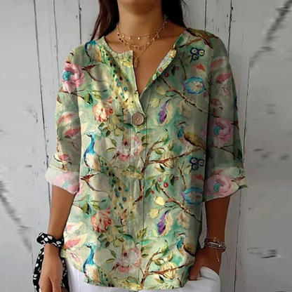 Elegant Floral Blouse