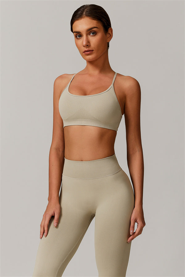 Cross-Back Bra & Sculpt Legging Set
