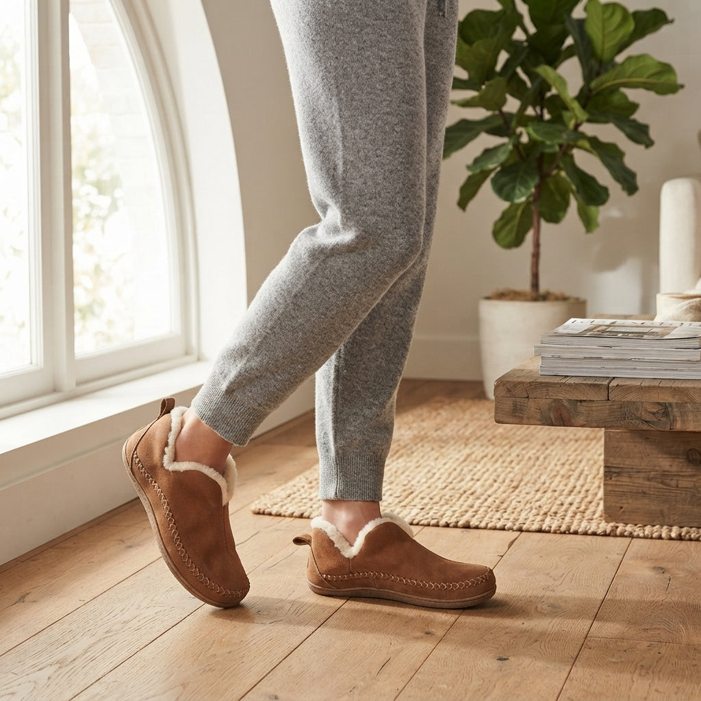 Hermione Fleece Lined Velvet Ankle Boots