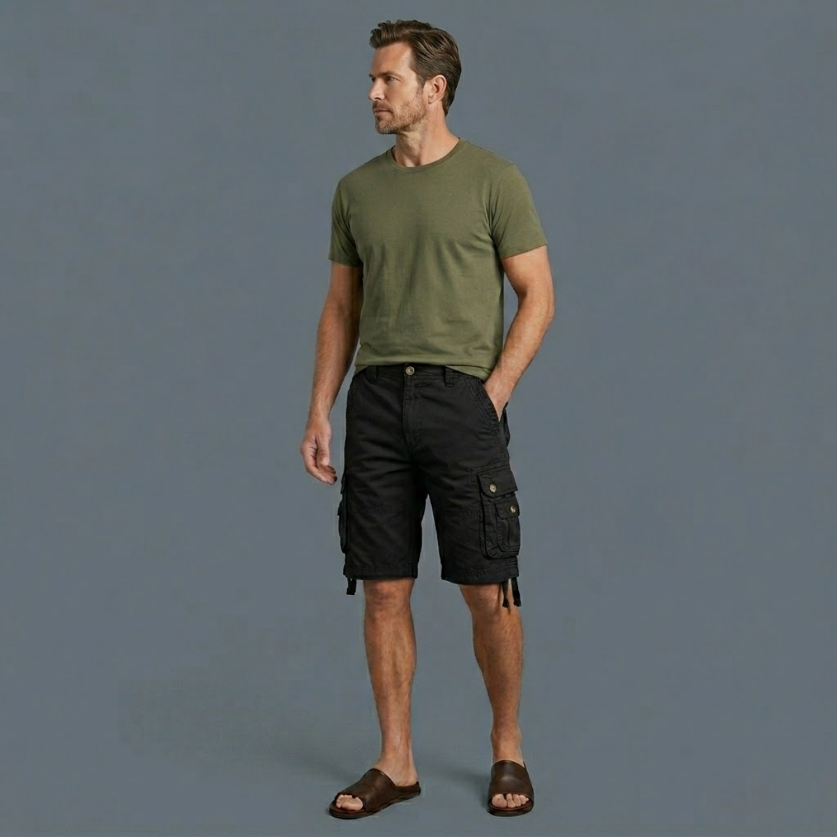 The Cotton Utility Cargo Shorts