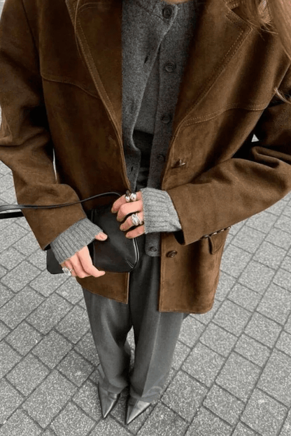 Casual Suede Jacket