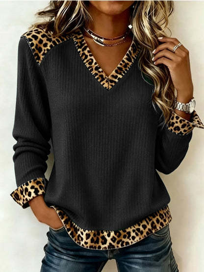 Hattie Statement V-Neck Top