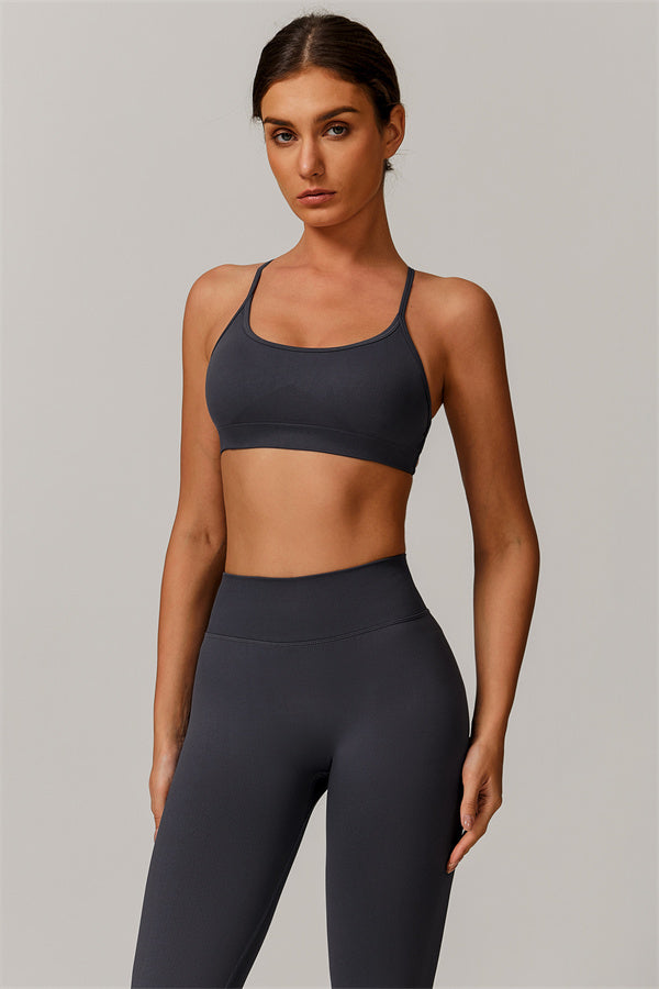 Cross-Back Bra & Sculpt Legging Set